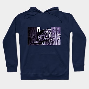 Aliens (1986) APC scene (Scale: 100%) Purple Poster Print Hoodie